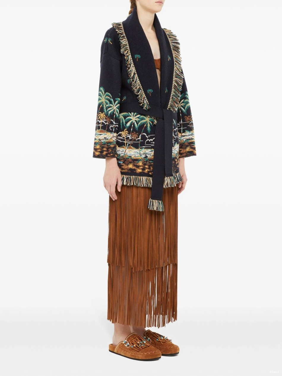 Cheap virgin-wool Of Alanui A Women The Hawaiian cardigan Tale 0721